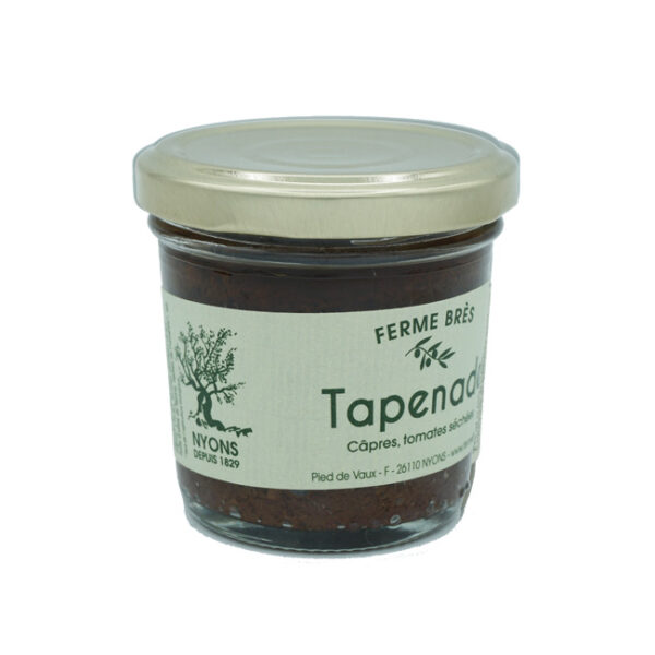 Tapenade olives noires de Nyons câpres tomates séchées en 90 g