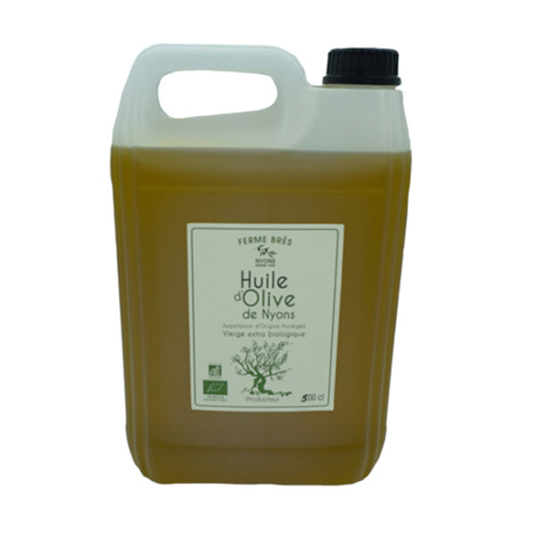 Huile d'olive variété tanche en bidon de 500cl